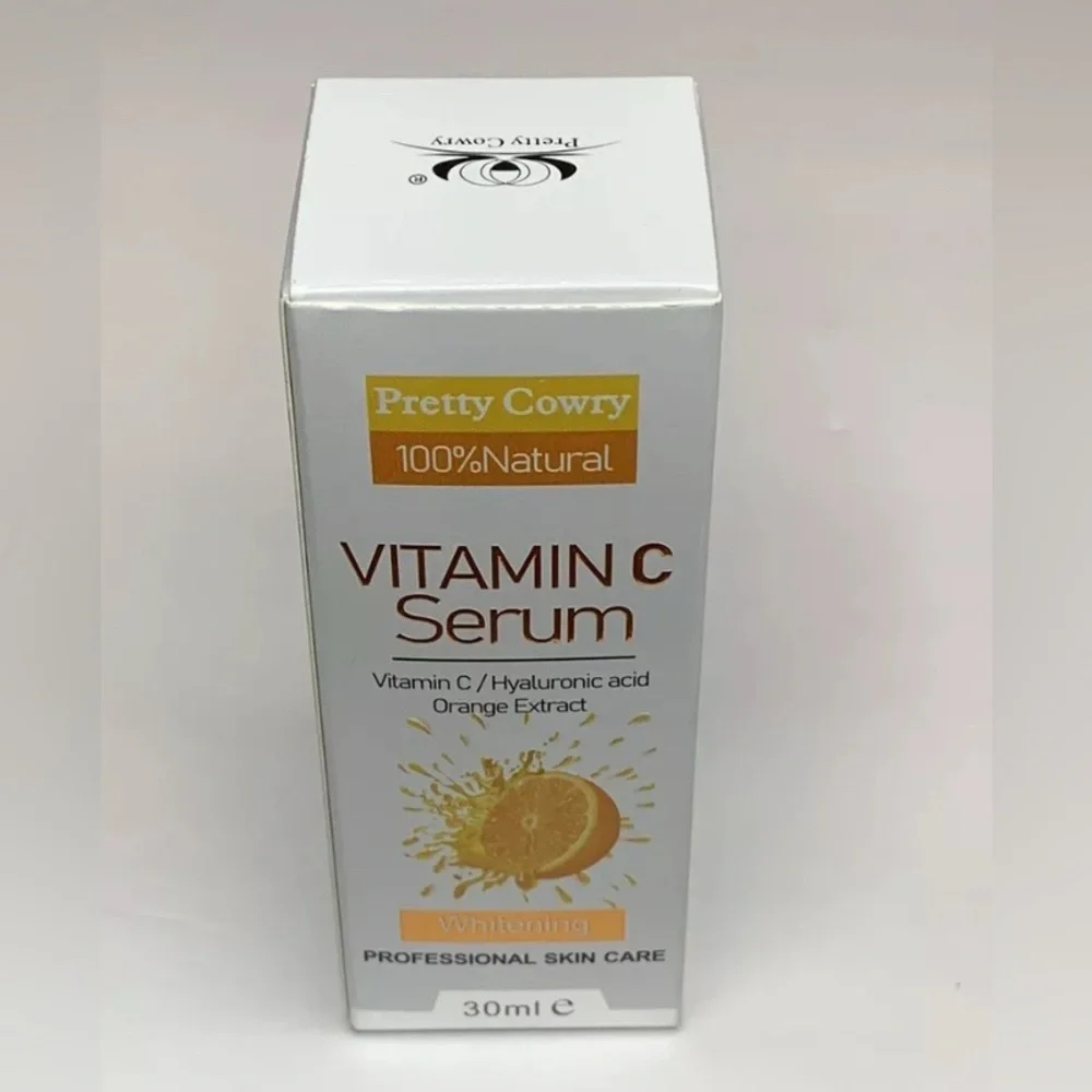 Pretty Cowry Vitamin C Brightening Serum 1 fl oz Anti Aging Hyaluronic Acid New